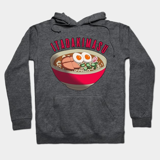 Itadakimasu Ramen Hoodie by AidenCreations